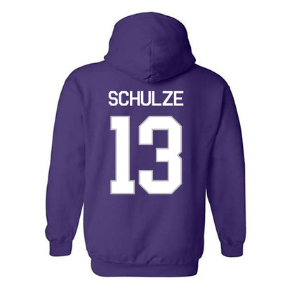 Northwestern - NCAA Women's Field Hockey : Grace Schulze - NCAA® 2025 National Champions Hooded Sweatshirt-1