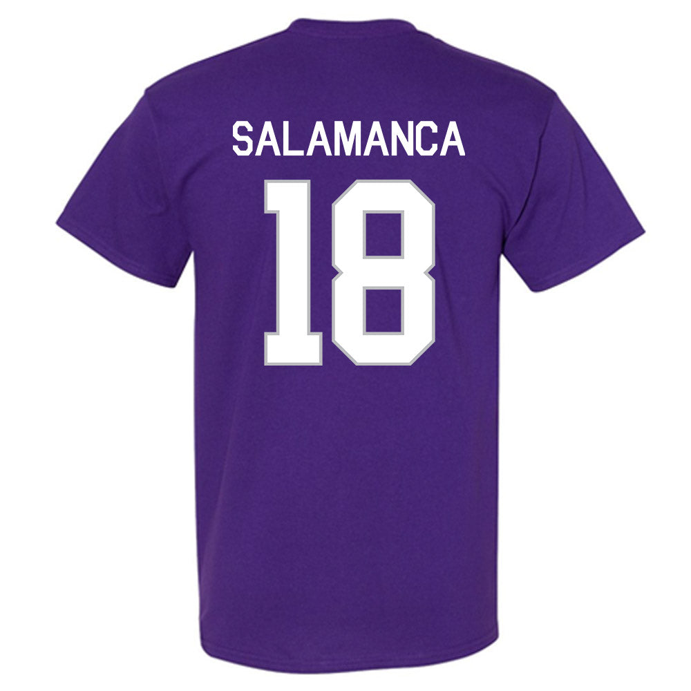 Northwestern - NCAA Women's Field Hockey : Laura Salamanca - NCAA® 2025 National Champions T-Shirt-1