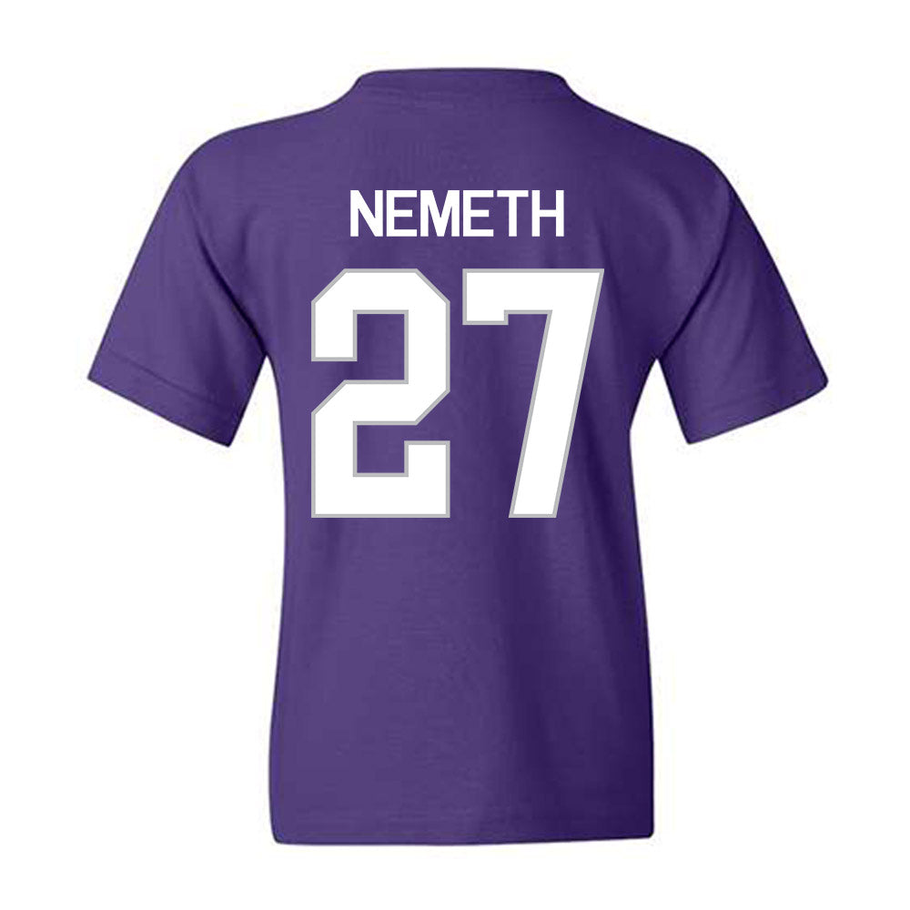 Northwestern - NCAA Women's Field Hockey : Nadia Nemeth - NCAA® 2025 National Champions Youth T-Shirt-1