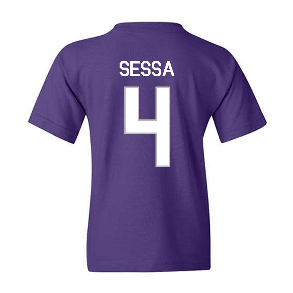 Northwestern - NCAA Women's Field Hockey : Ashley Sessa - NCAA® 2025 National Champions Youth T-Shirt-1