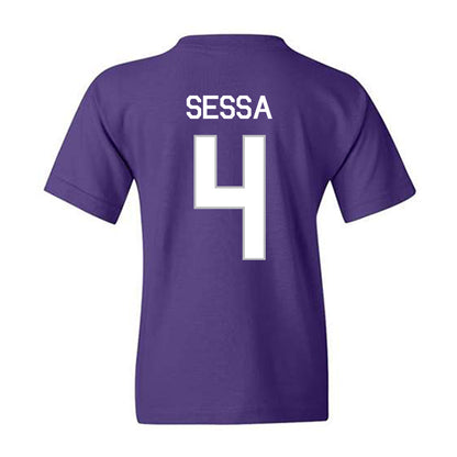 Northwestern - NCAA Women's Field Hockey : Ashley Sessa - NCAA® 2025 National Champions Youth T-Shirt-1