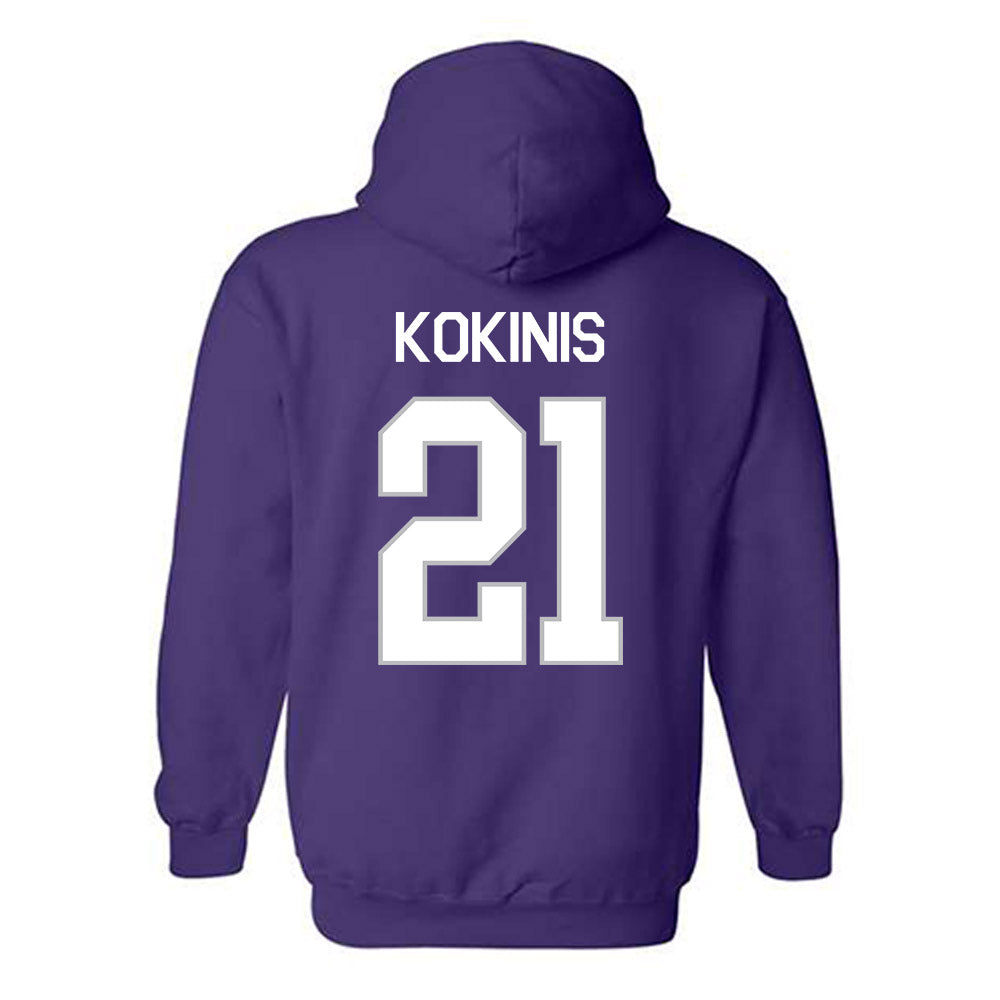 Northwestern - NCAA Women's Field Hockey : Ella Kokinis - NCAA® 2025 National Champions Hooded Sweatshirt-1