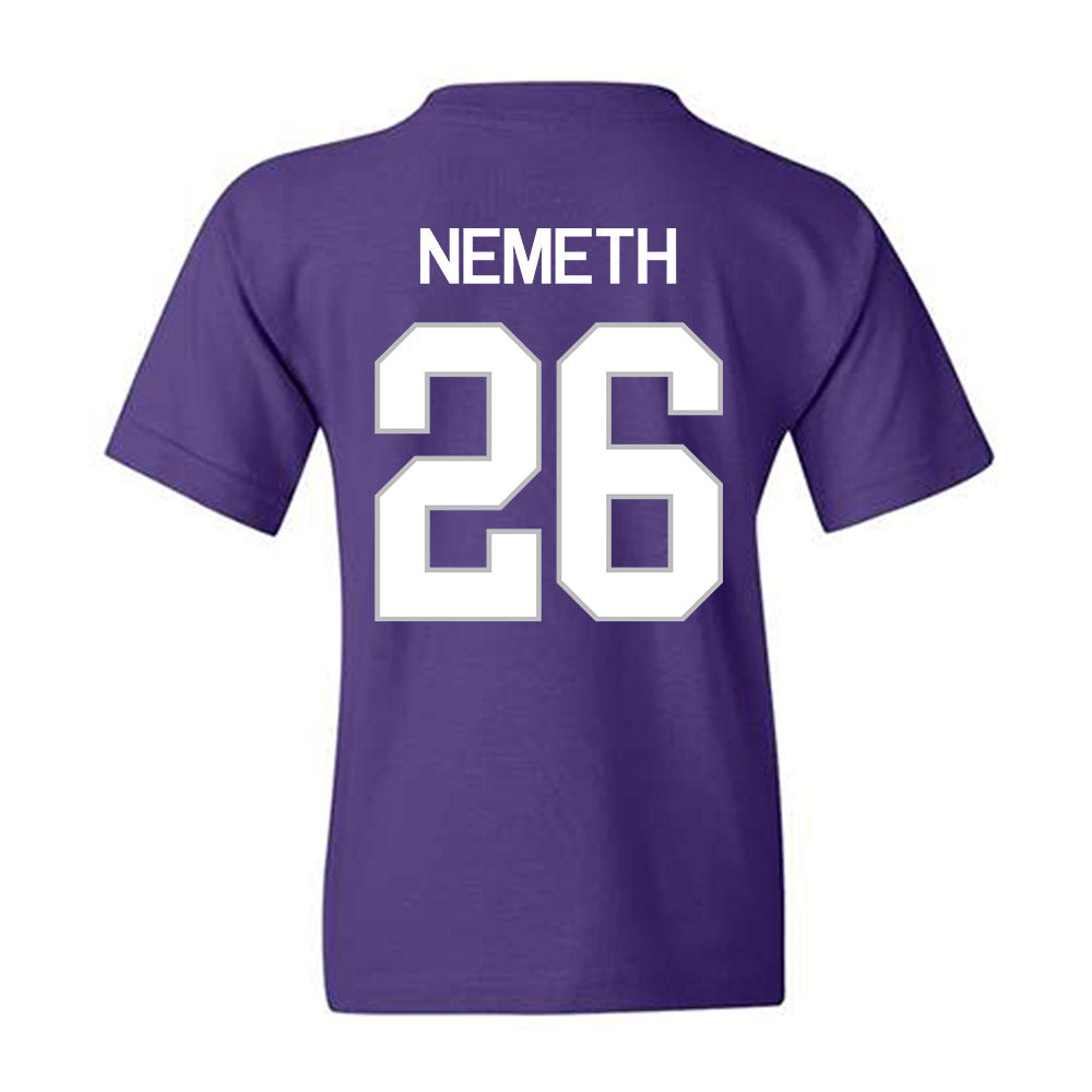 Northwestern - NCAA Women's Field Hockey : Eva Nemeth - NCAA® 2025 National Champions Youth T-Shirt-1