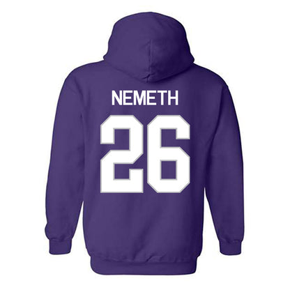 Northwestern - NCAA Women's Field Hockey : Eva Nemeth - NCAA® 2025 National Champions Hooded Sweatshirt-1