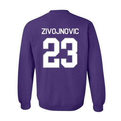 Northwestern - NCAA Women's Field Hockey : Maja Zivojnovic - NCAA® 2025 National Champions Crewneck Sweatshirt-1