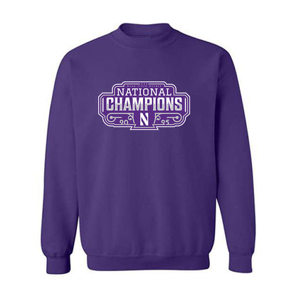 Northwestern - NCAA Women's Field Hockey : Faye Post - NCAA® 2025 National Champions Crewneck Sweatshirt-0