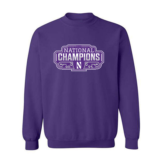 Northwestern - NCAA Women's Field Hockey : Laura Salamanca - NCAA® 2025 National Champions Crewneck Sweatshirt-0