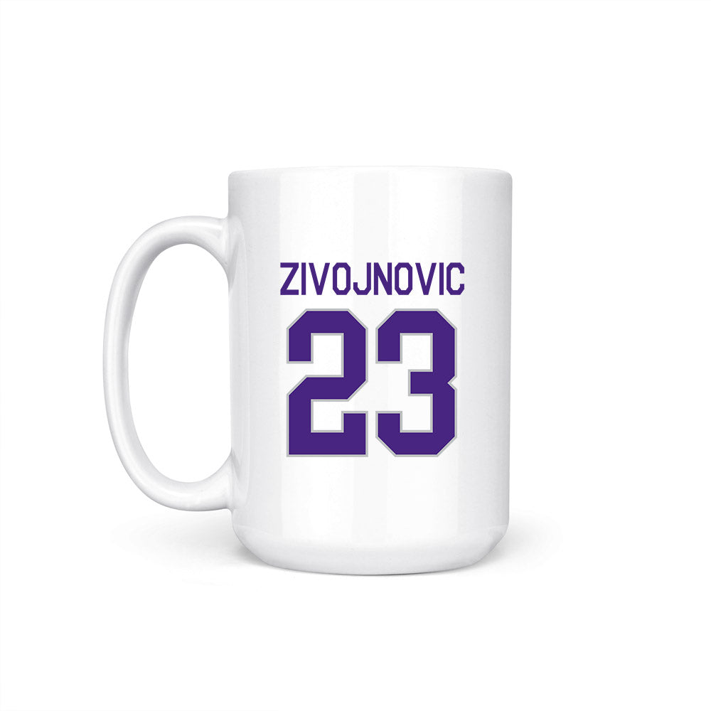 Northwestern - NCAA Women's Field Hockey : Maja Zivojnovic - NCAA® 2025 National Champions Coffee Mug-1