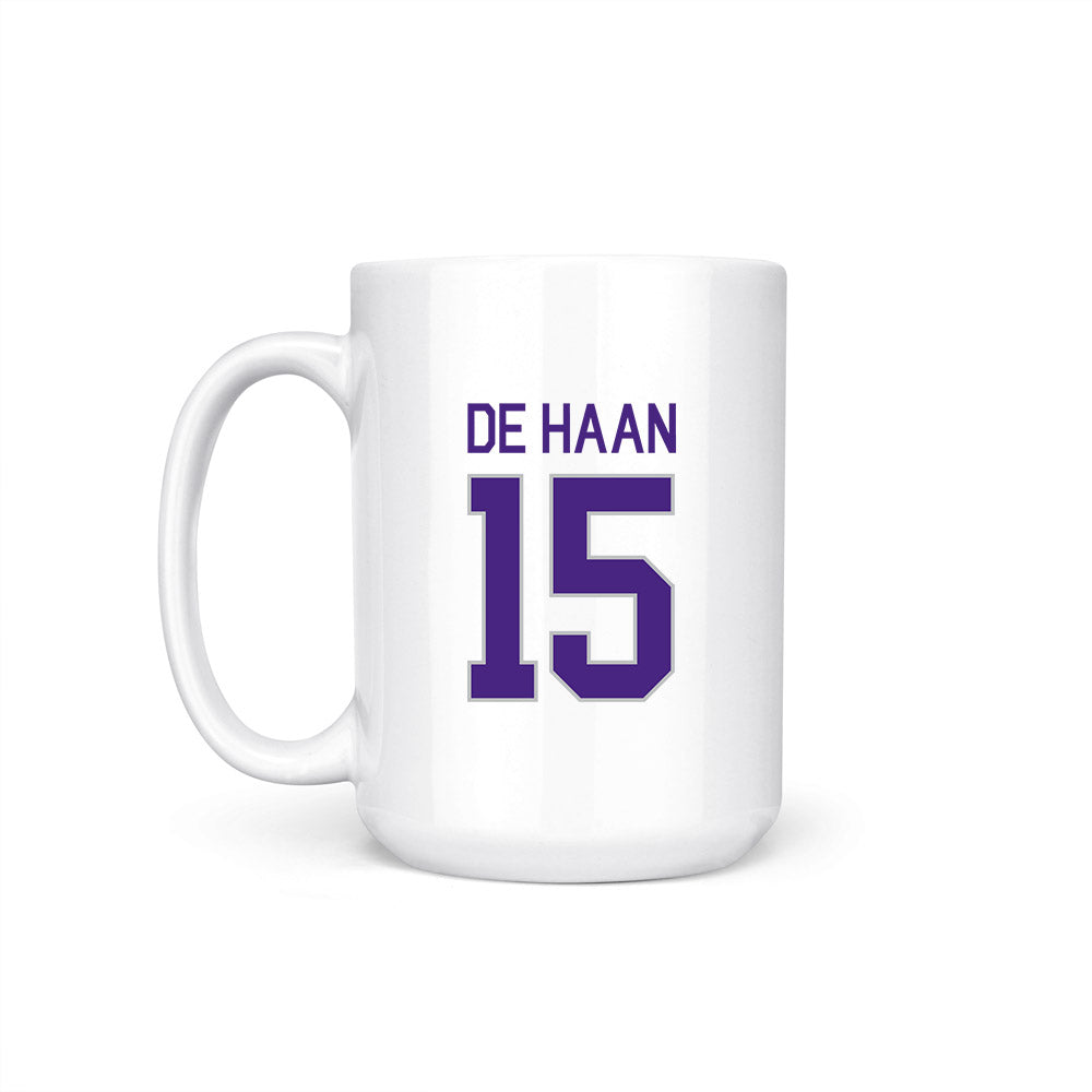 Northwestern - NCAA Women's Field Hockey : Annika de Haan - NCAA® 2025 National Champions Coffee Mug-1