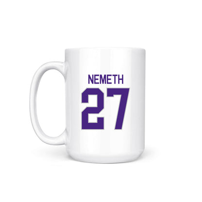 Northwestern - NCAA Women's Field Hockey : Nadia Nemeth - NCAA® 2025 National Champions Coffee Mug-1