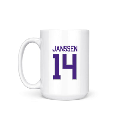 Northwestern - NCAA Women's Field Hockey : Kate Janssen - NCAA® 2025 National Champions Coffee Mug-1