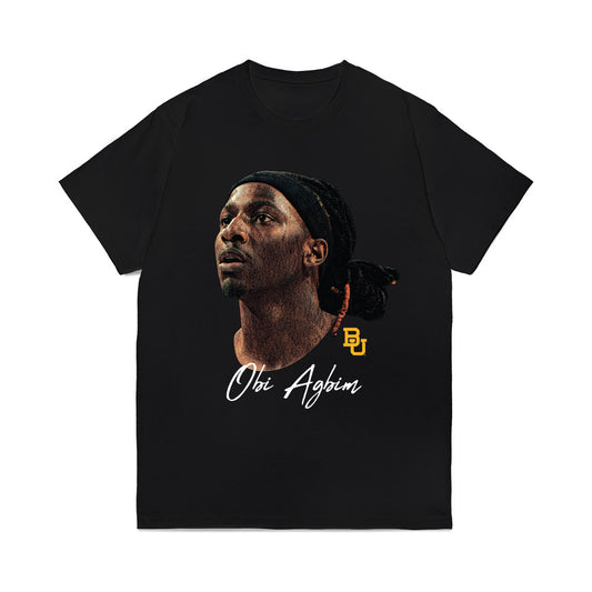 Baylor - NCAA Men's Basketball : Obi Agbim - Game Face Comfort Colors T-Shirt-0