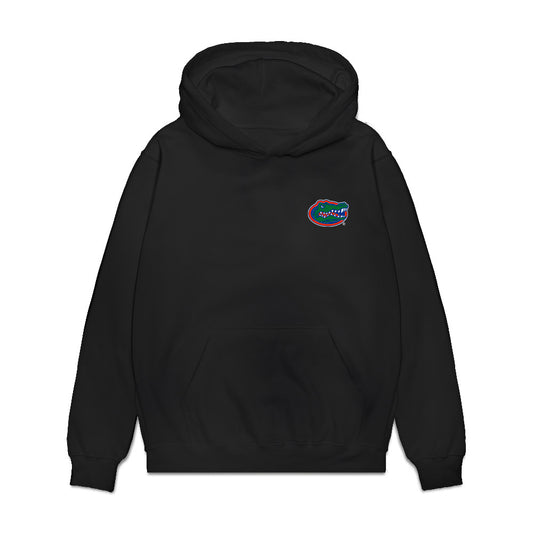 Florida - NCAA Men's Basketball : Xaivian Lee - Game Face Premium Hooded Sweatshirt-0