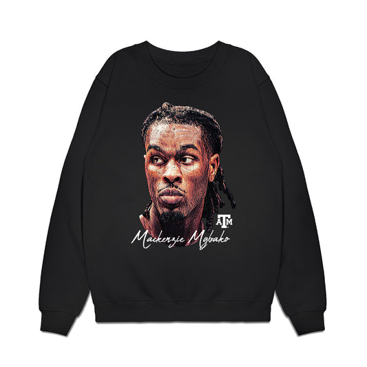 Texas A&M - NCAA Men's Basketball : Mackenzie Mgbako - Game Face Premium Crewneck Sweatshirt-0