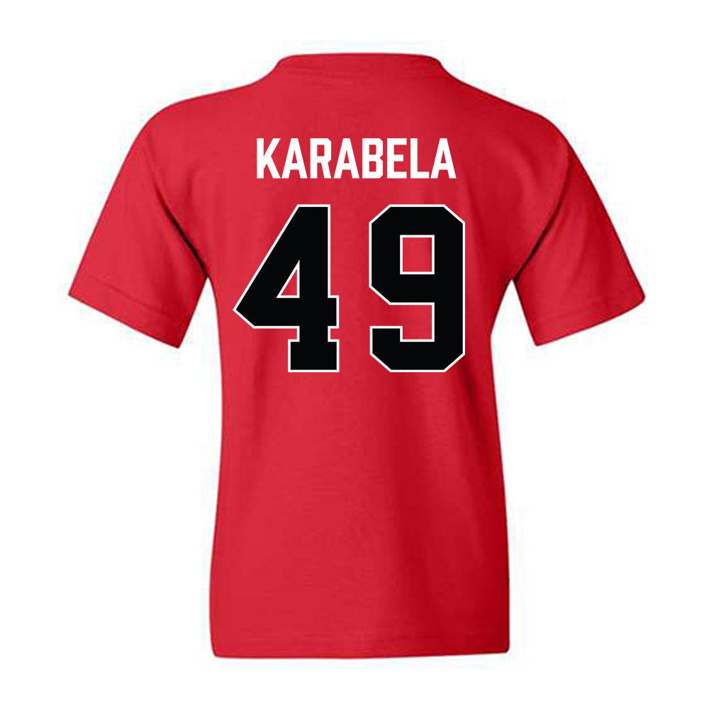 Ohio State - NCAA Men's Ice Hockey : Jake Karabela - Classic Shersey Youth T-Shirt-1