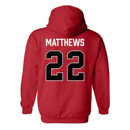 Ohio State - NCAA Women's Ice Hockey : Sloane Matthews - Classic Shersey Hooded Sweatshirt-1