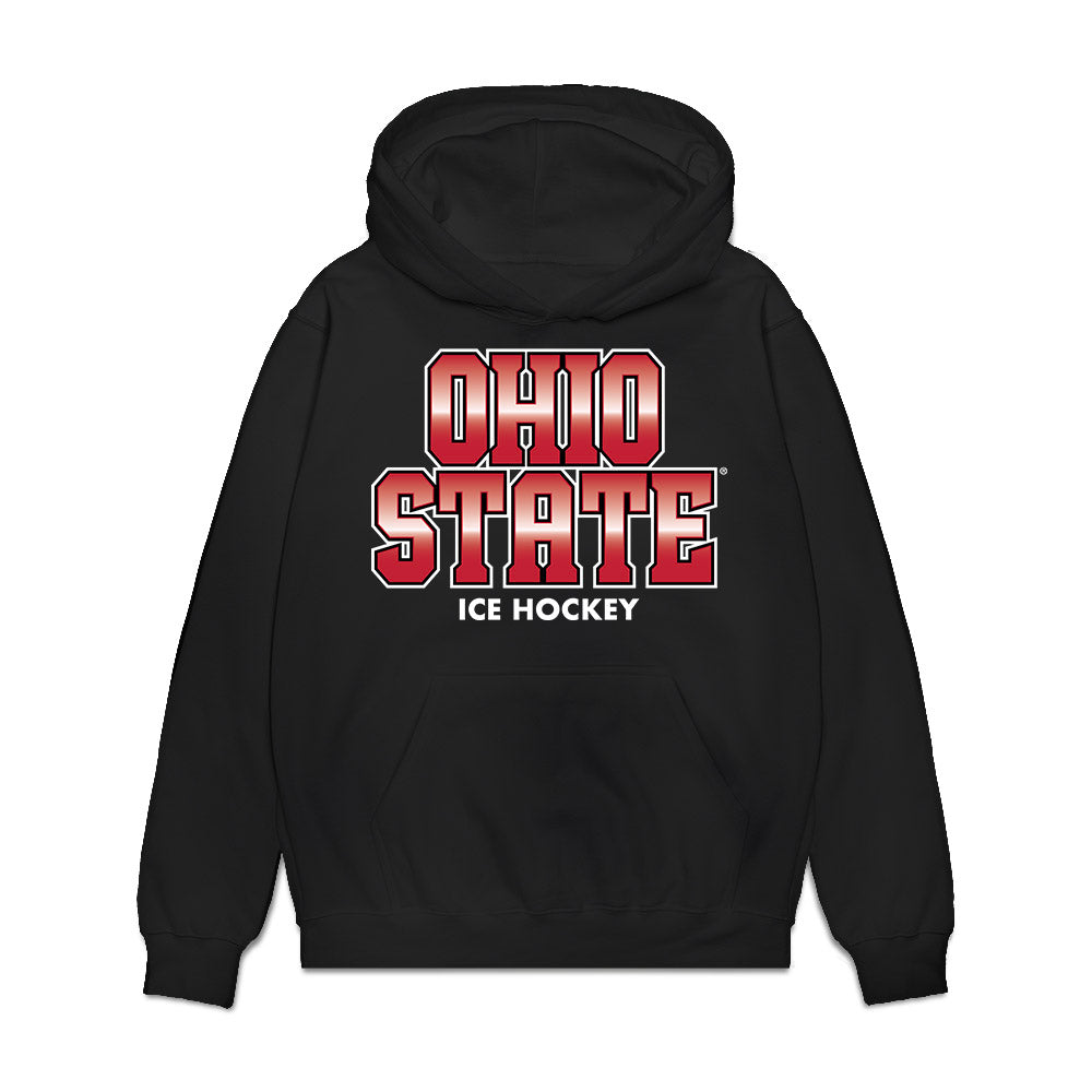 Ohio State - NCAA Women's Ice Hockey : - Roster Premium Hooded Sweatshirt-0
