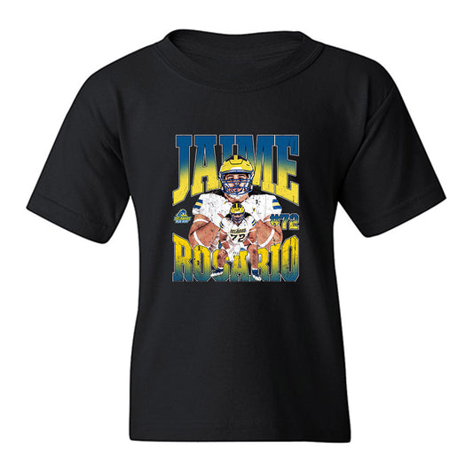 Delaware - NCAA Football : Jaime Rosario - Collage Youth T-Shirt-0