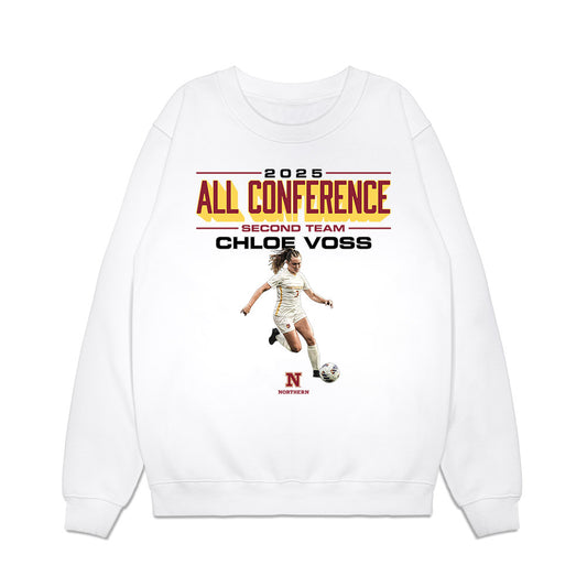 NSU - NCAA Women's Soccer : Chloe Voss - All Conference Graphic Premium Crewneck Sweatshirt-0