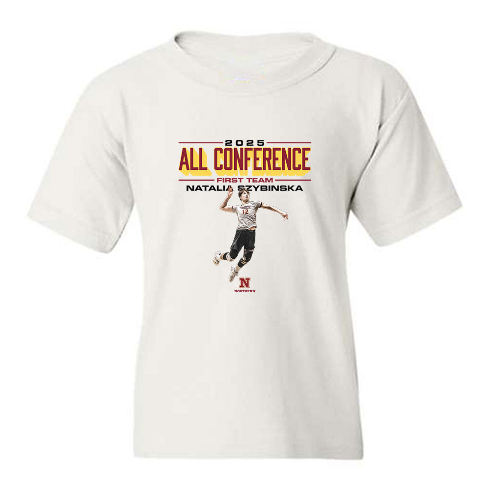 NSU - NCAA Women's Volleyball : Natalia Szybinska - All Conference Graphic Youth T-Shirt-0