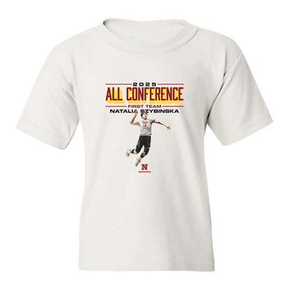 NSU - NCAA Women's Volleyball : Natalia Szybinska - All Conference Graphic Youth T-Shirt-0