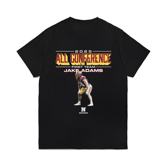 NSU - NCAA Football : Jake Adams - All Conference Graphic Comfort Colors T-Shirt-0