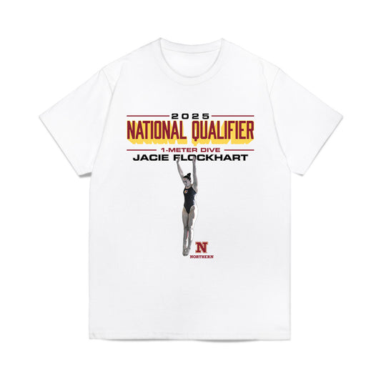 NSU - NCAA Women's Swimming & Diving : Jacie-Aspen Flockhart - All Conference Graphic Comfort Colors T-Shirt-0