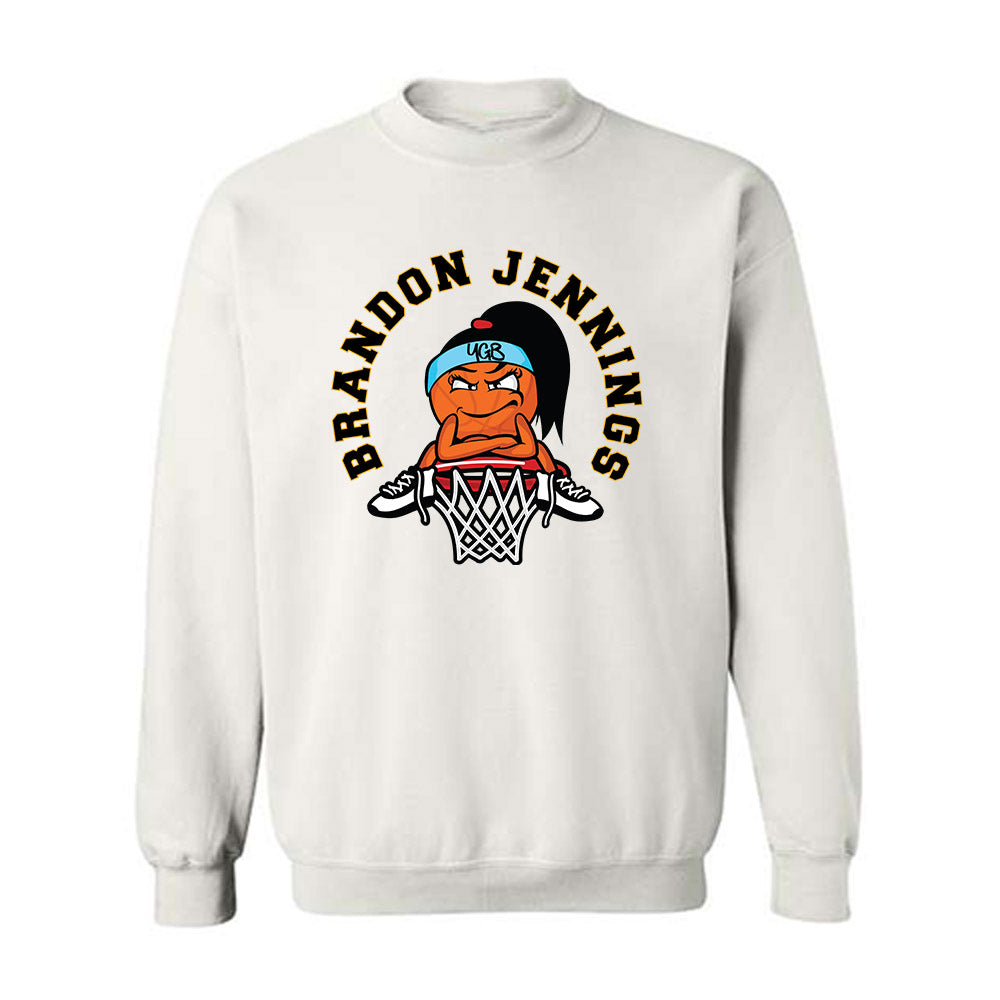 VCU - NCAA Men's Basketball : Brandon Jennings - Graphic v2 Crewneck Sweatshirt-0