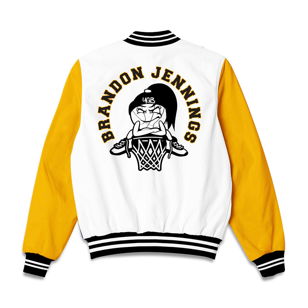 VCU - NCAA Men's Basketball : Brandon Jennings - Graphic Bomber Jacket-1