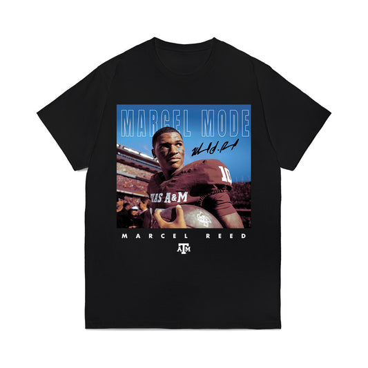 Texas A&M - NCAA Football : Marcel Reed - Marcel Mode Comfort Colors T-Shirt-0