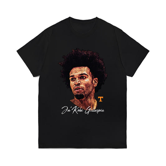 Tennessee - NCAA Men's Basketball : Ja'Kobi Gillespie - Game Face Comfort Colors T-Shirt-0