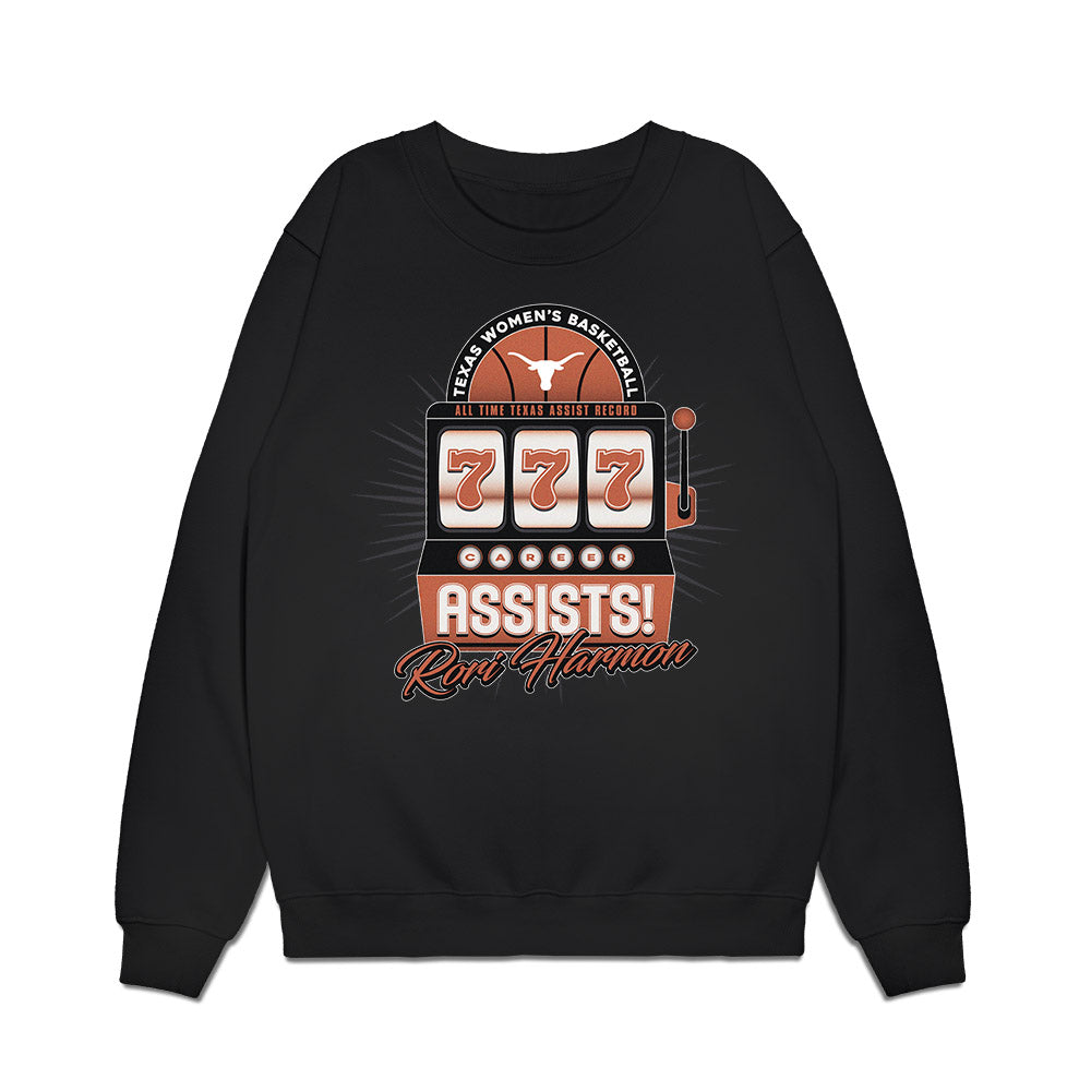 Texas - NCAA Women's Basketball : Rori Harmon - Premium Crewneck Sweatshirt-0
