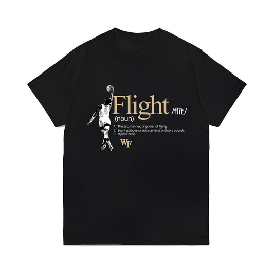 Wake Forest - NCAA Men's Basketball : Myles Colvin - Graphic Comfort Colors T-Shirt-0