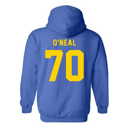 Delaware - NCAA Football : Anwar O'neal - Bowl Bound Sports Shersey Hooded Sweatshirt-1