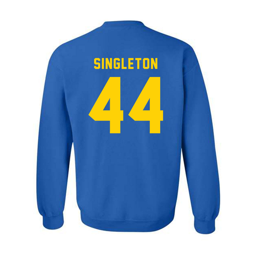 Delaware - NCAA Football : Kaeden Singleton - Bowl Bound Sports Shersey Crewneck Sweatshirt-1