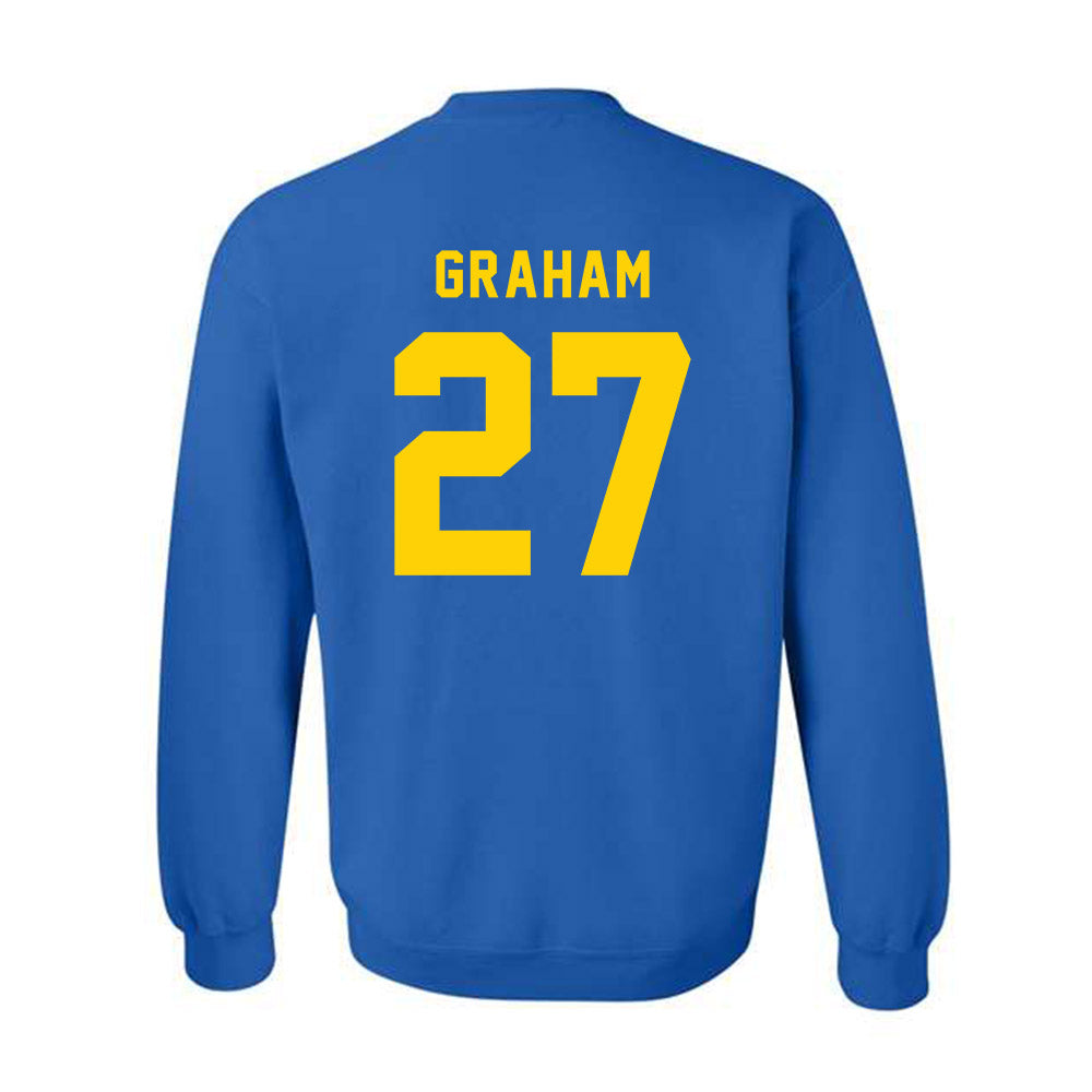 Delaware - NCAA Football : AJ Graham - Bowl Bound Sports Shersey Crewneck Sweatshirt-1