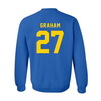 Delaware - NCAA Football : AJ Graham - Bowl Bound Sports Shersey Crewneck Sweatshirt-1