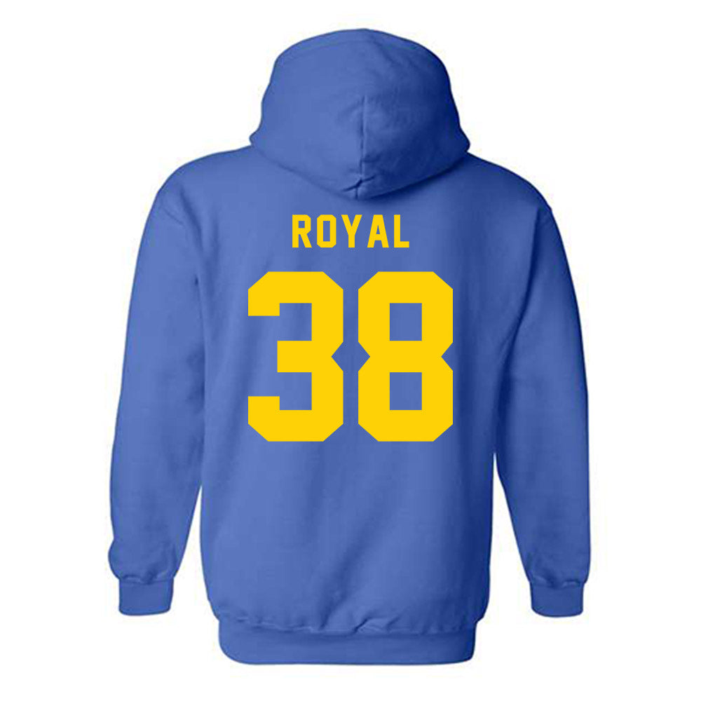 Delaware - NCAA Football : Kingsley Royal - Bowl Bound Sports Shersey Hooded Sweatshirt-1