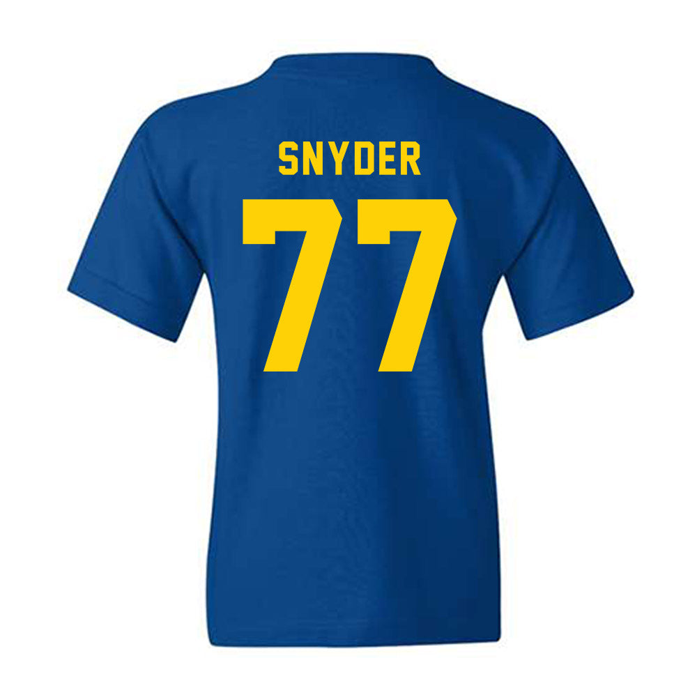 Delaware - NCAA Football : Cole Snyder - Bowl Bound Sports Shersey Youth T-Shirt-1