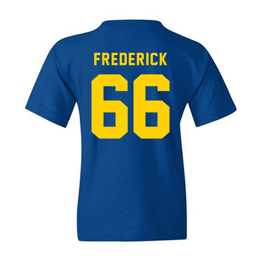 Delaware - NCAA Football : Bodie Frederick - Bowl Bound Sports Shersey Youth T-Shirt-1