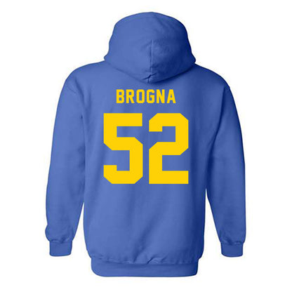 Delaware - NCAA Football : Dom Brogna - Bowl Bound Sports Shersey Hooded Sweatshirt-1