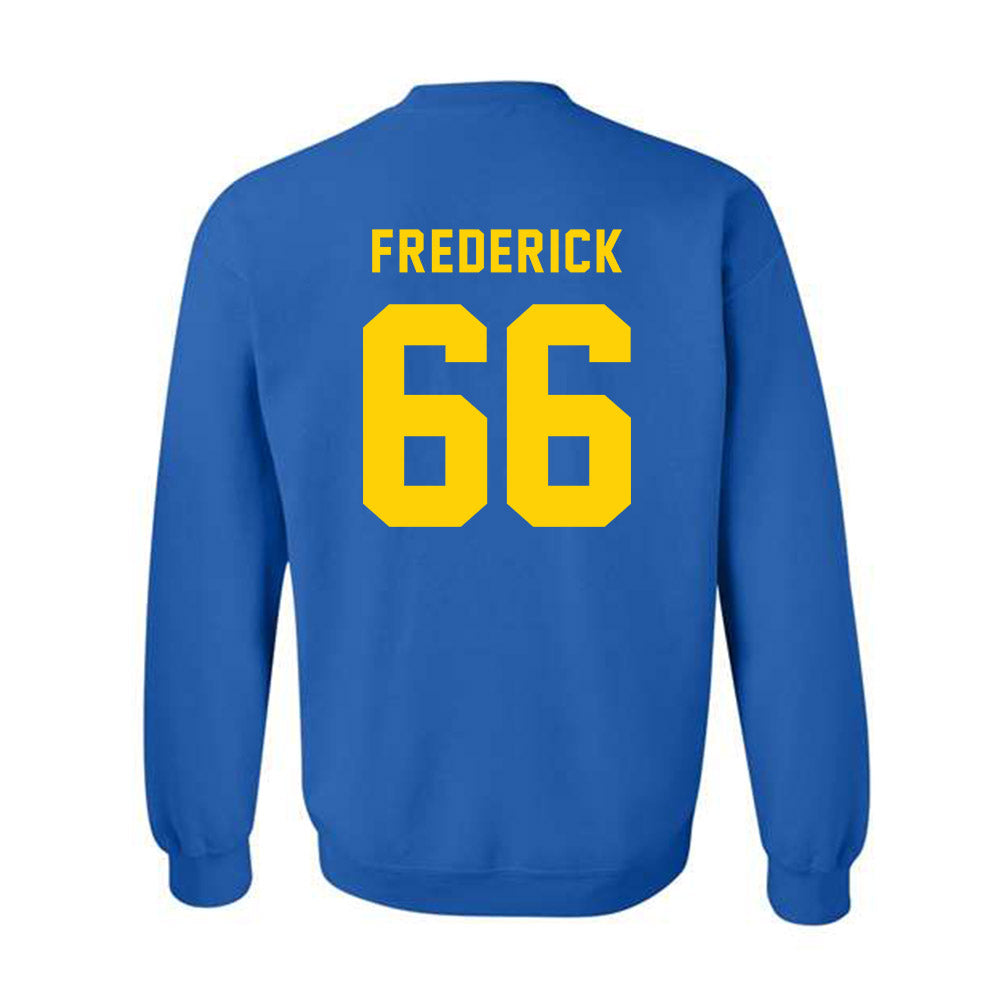 Delaware - NCAA Football : Bodie Frederick - Bowl Bound Sports Shersey Crewneck Sweatshirt-1