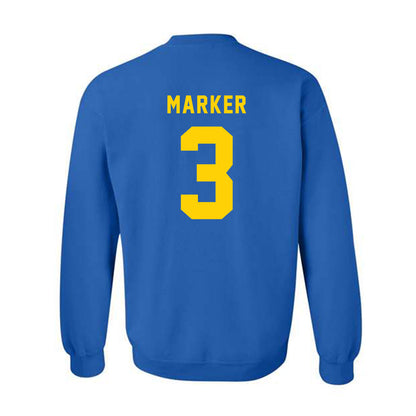 Delaware - NCAA Football : Zach Marker - Bowl Bound Sports Shersey Crewneck Sweatshirt-1