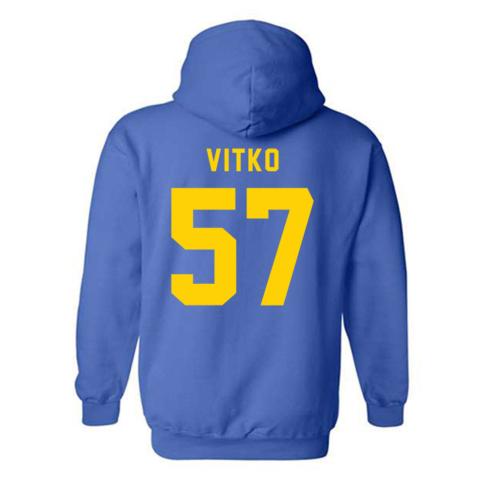 Delaware - NCAA Football : Noah Vitko - Bowl Bound Sports Shersey Hooded Sweatshirt-1