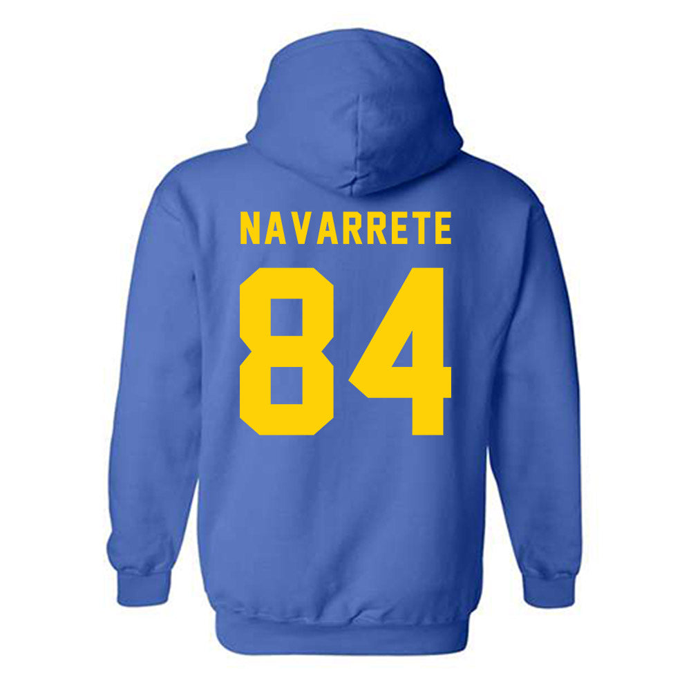Delaware - NCAA Football : Ashton Navarrete - Bowl Bound Sports Shersey Hooded Sweatshirt-1
