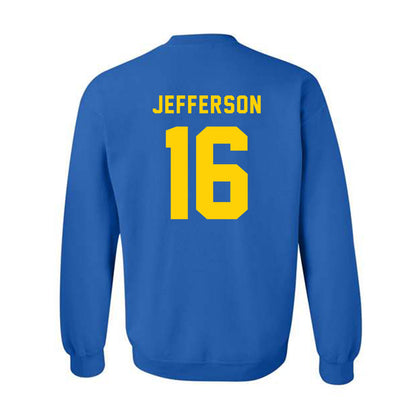Delaware - NCAA Football : Noah Jefferson - Bowl Bound Sports Shersey Crewneck Sweatshirt-1