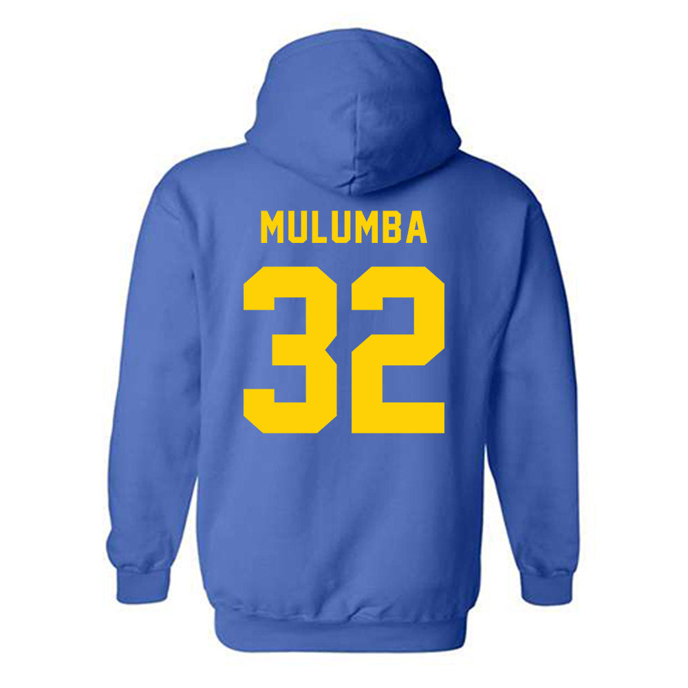 Delaware - NCAA Football : Marje Mulumba - Bowl Bound Sports Shersey Hooded Sweatshirt-1