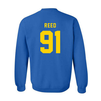 Delaware - NCAA Football : Nate Reed - Bowl Bound Sports Shersey Crewneck Sweatshirt-1
