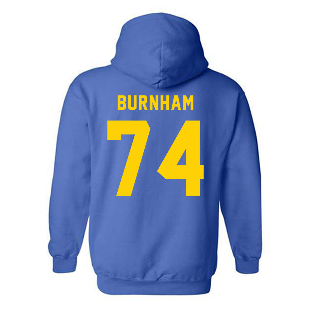 Delaware - NCAA Football : Tyler Burnham - Bowl Bound Sports Shersey Hooded Sweatshirt-1