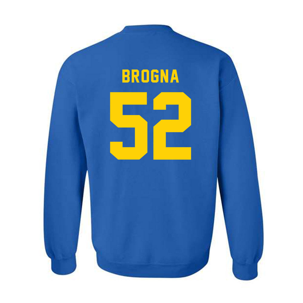 Delaware - NCAA Football : Dom Brogna - Bowl Bound Sports Shersey Crewneck Sweatshirt-1